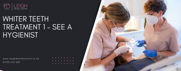 Whiter Teeth Treatment 1 – See a hygienist