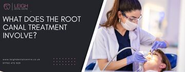 What does the root canal treatment involve