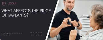 What affects the price of implants